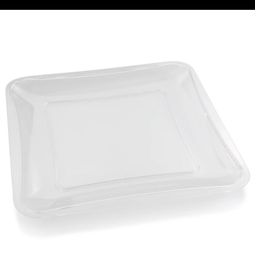 10 X 10 Inch Square Clear Plastic Serving Tray – Posh Setting
